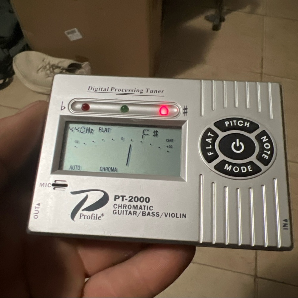 PT-2000 Chromatic Tuner - Silver